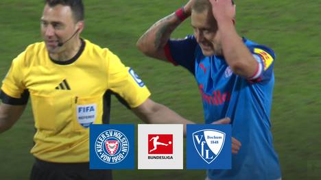 Im Kellerduell zwischen Holstein Kiel und dem VfL Bochum gibt es keinen Sieger. Nach einem aberkannten Tor sind die Kieler, allen voran Lewis Holtby, fassungslos. 