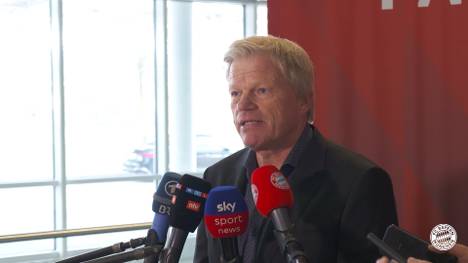 Vorstandsvorsitzender Oliver Kahn spricht vor dem Abflug nach Barcelona über den Aufwärtstrend des FC Bayern und die Entwicklung von Sadio Mané.