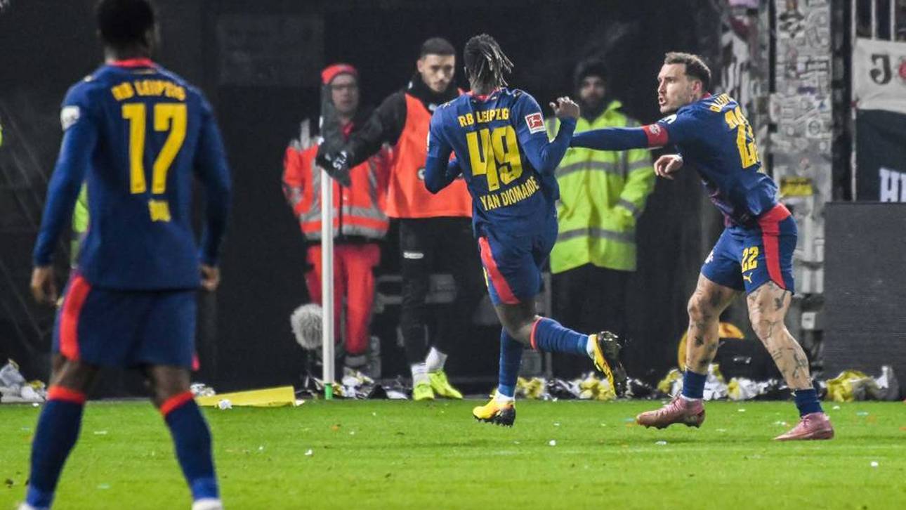 David Raum (r.) missfiel der Jubel von Yan Diomande