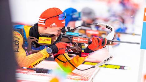 Die Deutsche Biathlon-Staffel erreichte nur Platz fünf - weil Philipp Horn ein schwaches Schießen ablieferte