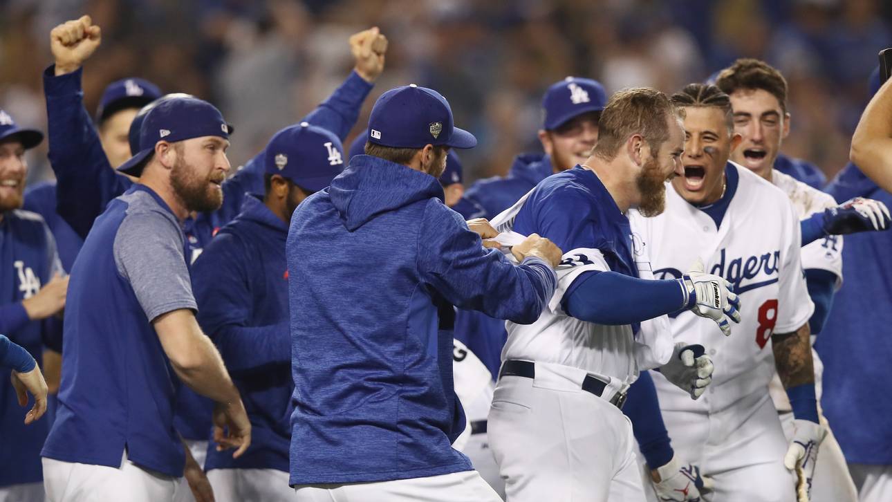 Historischer Thriller! Dodgers feiern