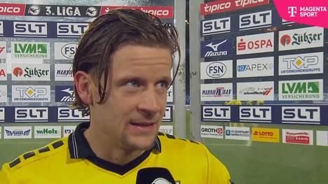 Alemannia Aachen hatte im Spiel gegen Hansa Rostock mit einigen schwierigen Entscheidungen des Schiedsrichters zu kämpfen. Bentley Baxter Bahn, Kapitän der Aachener "platzte" geradezu der Kragen, als er über die Szenen sprach.