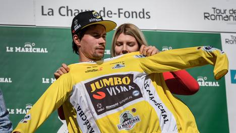 Primoz Roglic hat das Gelbe Trikot bei der Tour de Romandie erfolgreich verteidigt