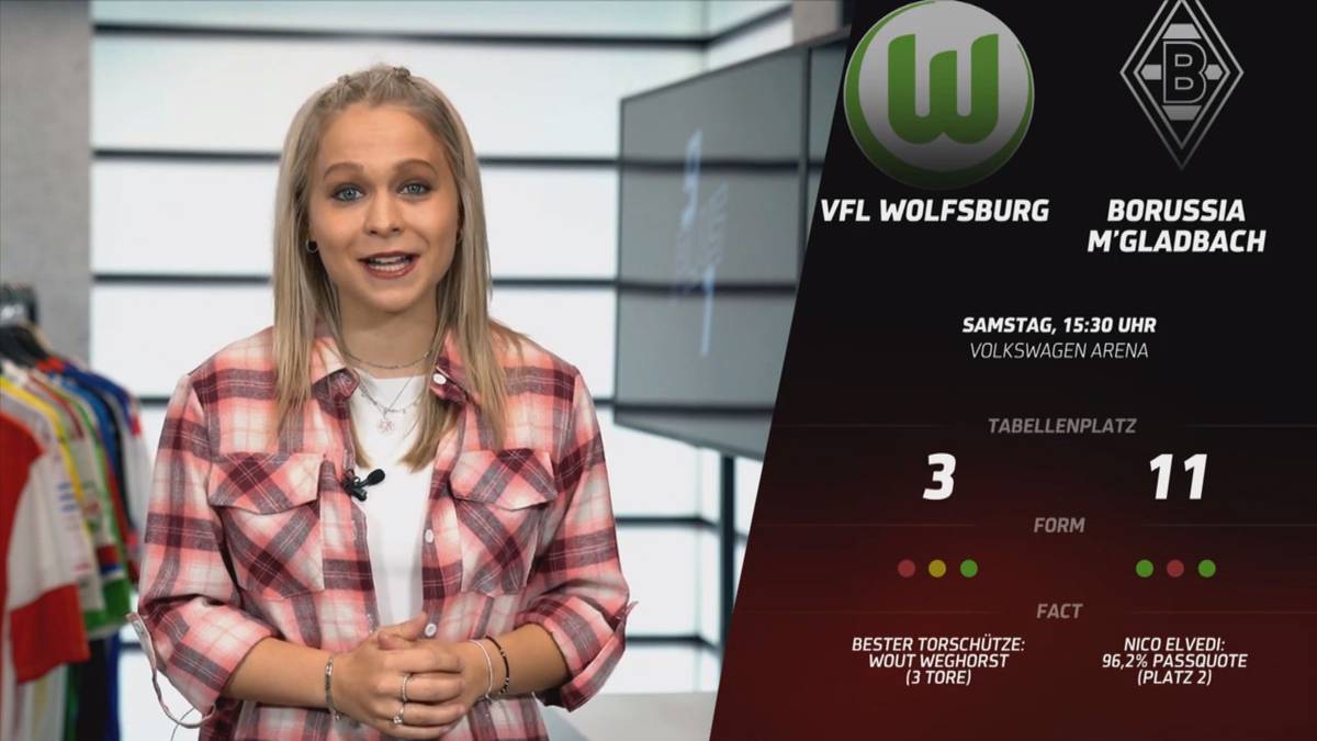 9PLUS1: Alle Infos vor VfL Wolfsburg - Borussia Mönchengladbach