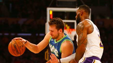 Bei den Christmas Games kommt es zum Duell zwischen Luka Doncic (Mavericks) und LeBron James (Lakers)