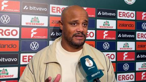 Auch Vincent Kompany staunte nicht schlecht über den Distanz-Hammer von Robin Meißner zum 1:0.