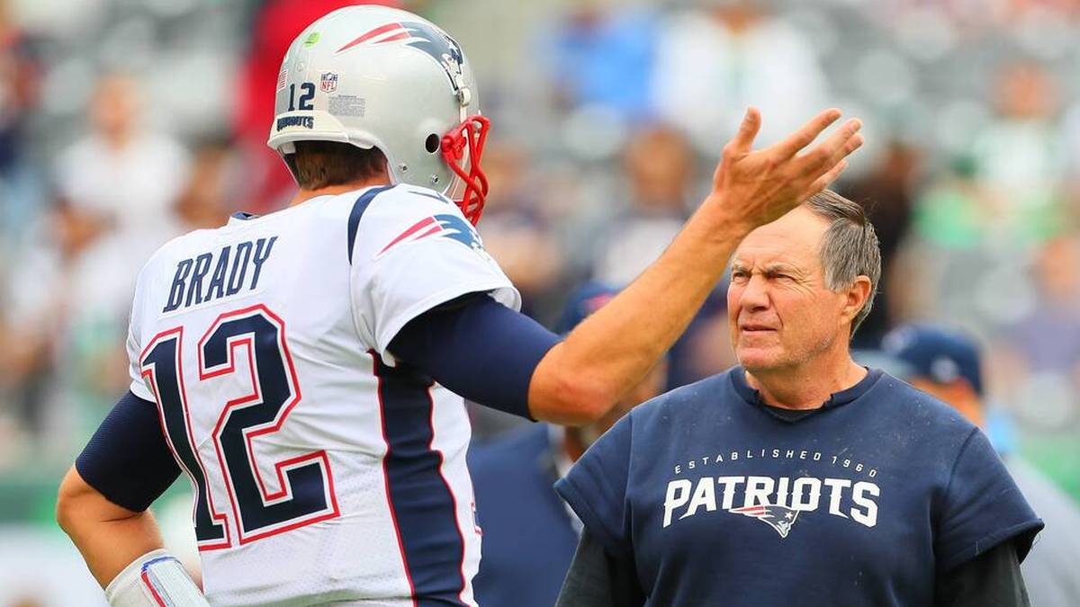 Tom Brady und Bill Belichick arbeiteten fast zwei Jahrzehnte gemeinsam bei den Patriots