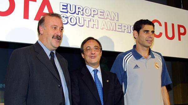 Spanish club team Real Madrid head coach Vicente d