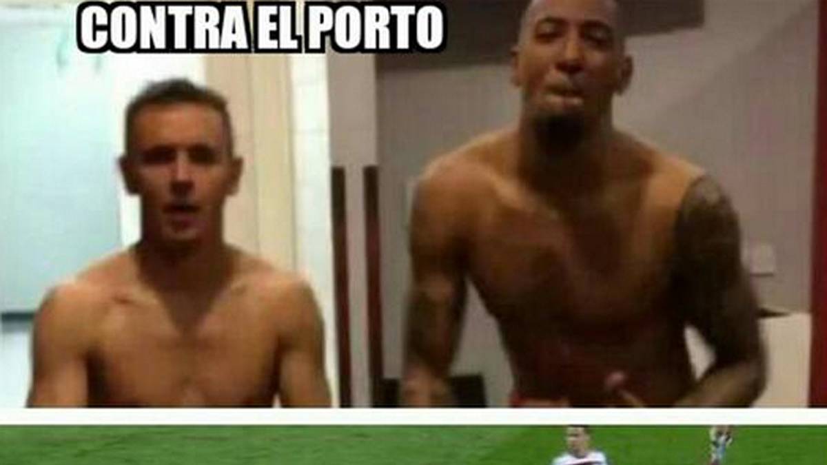 Das Internet vergisst nichts - auch nicht die Jubelfotos der Münchner nach dem 6:1 über den FC Porto vor zwei Wochen