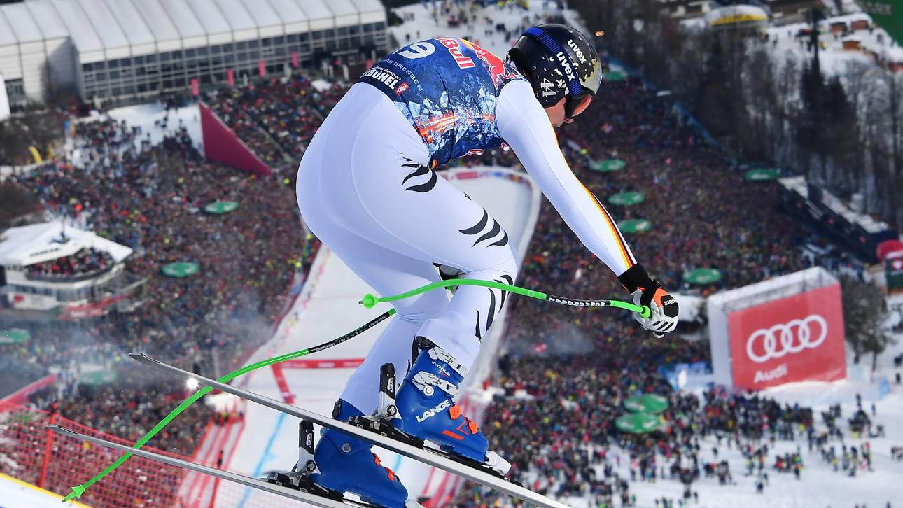 Thomas Dreßen bei seinem Sieg im Januar in Kitzbühel