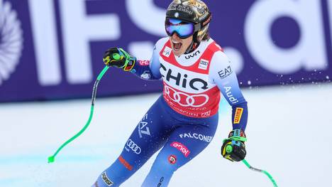 Sieg in Garmisch-Partenkirchen: Federica Brignone