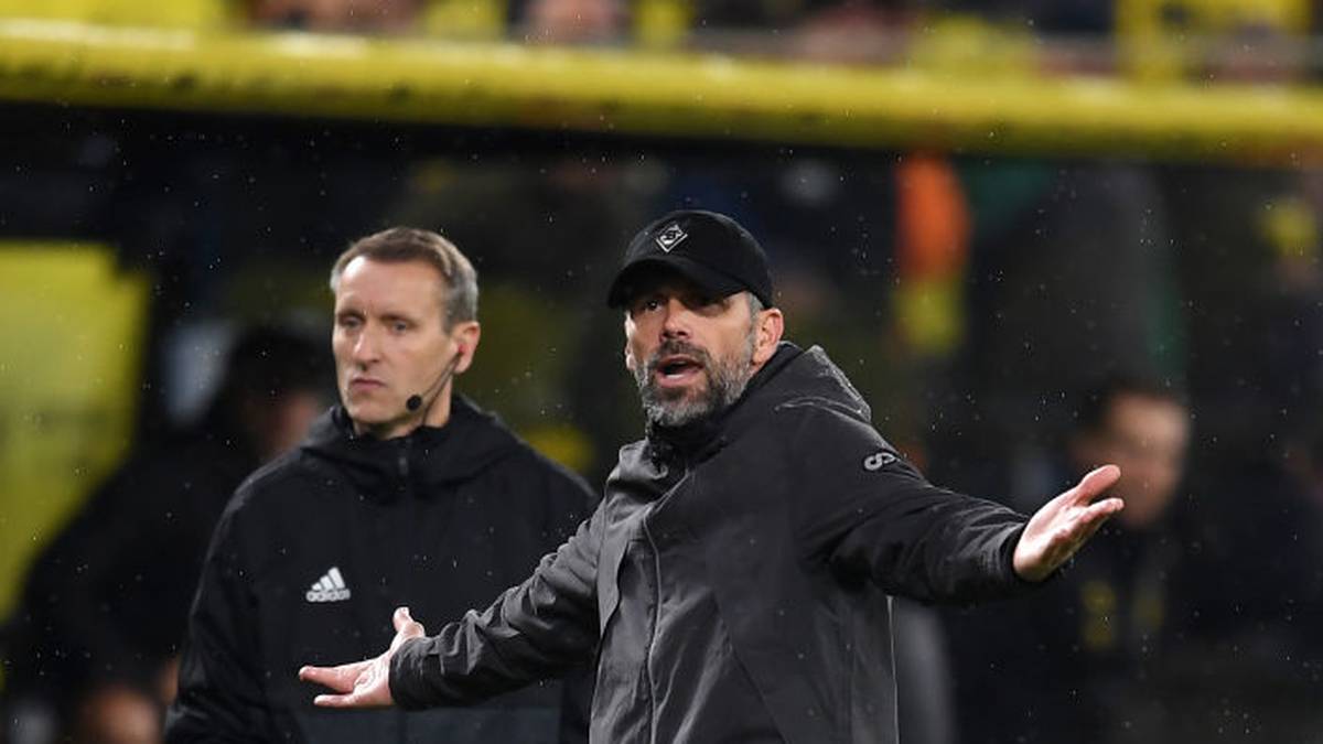 PLATZ 3: Marco Rose (Borussia Mönchengladbach) - 1 Gelbe Karte