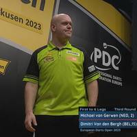 Fluch hält an! Van den Bergh muss sich van Gerwen erneut geschlagen geben
