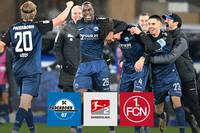 Der SC Paderborn setzt sich in Unterzahl und letzter Minute gegen Nürnberg durch. Damit springt der SCP an die Tabellenspitze.