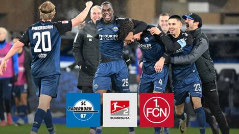 Der SC Paderborn setzt sich in Unterzahl und letzter Minute gegen Nürnberg durch. Damit springt der SCP an die Tabellenspitze.