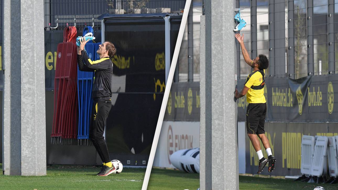 Schuhstreich: Tuchel ärgert „Auba“