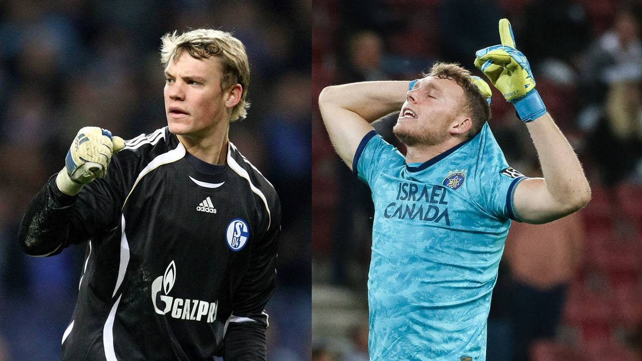 Manuel Neuer (l.) erlebte auf Schalke seinen Profi-Durchbruch, Daniel Peretz bei Maccabi Tel Aviv