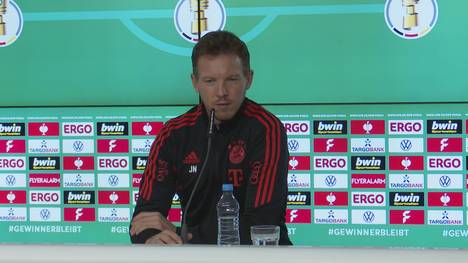 Bayern-Trainer Julian Naglesmann erklärt, wie er von dem Cancelo-Transfer erfahren hat.