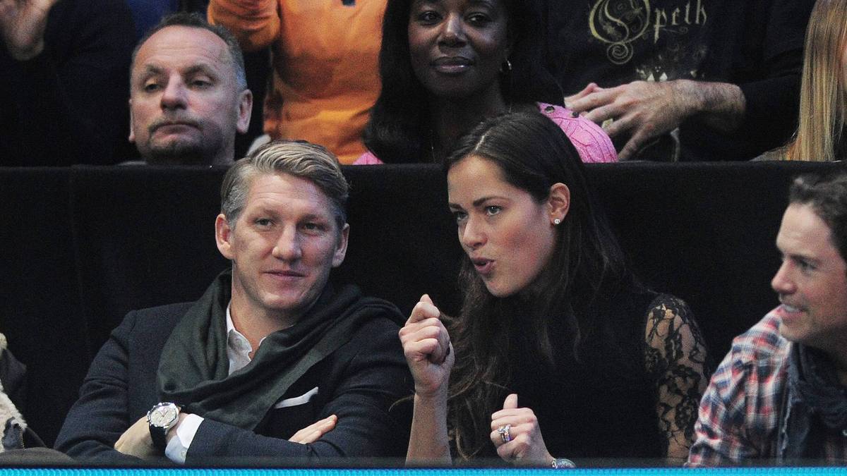 Zwar nutzte Schweinsteiger jede Gelegenheit, bei Anas Spielen anwesend zu sein...