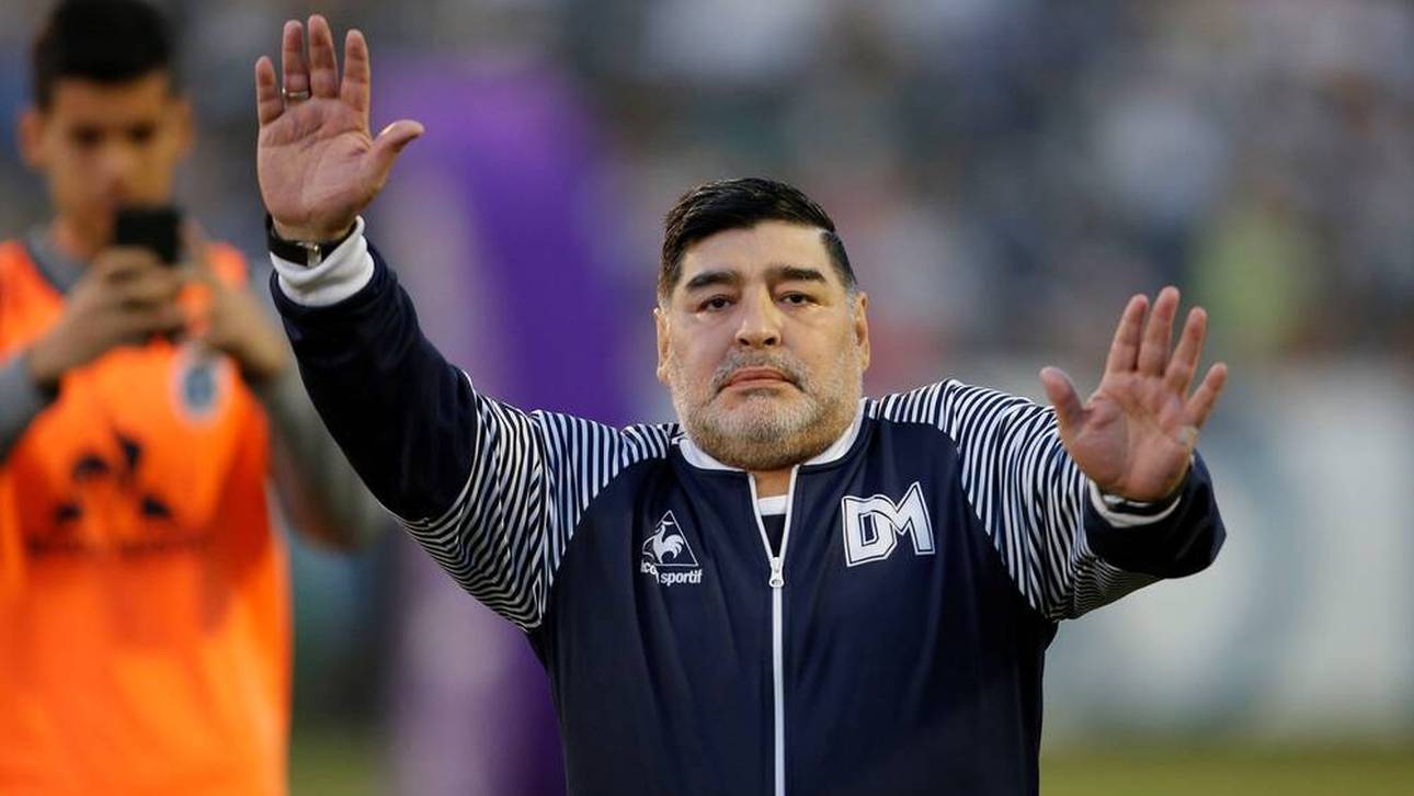 Diego Maradona ist heute Trainer des Klubs Gimnasia y Esgrima