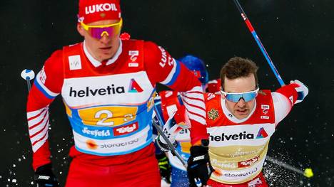 FIS Nordic World Ski Championships - Men's Cross Country Relay Der Langlauf sind bisher norwegische Festspiele in Seefeld. Im 30km Skiathlon triumphierte Sjur Roethe (r.)