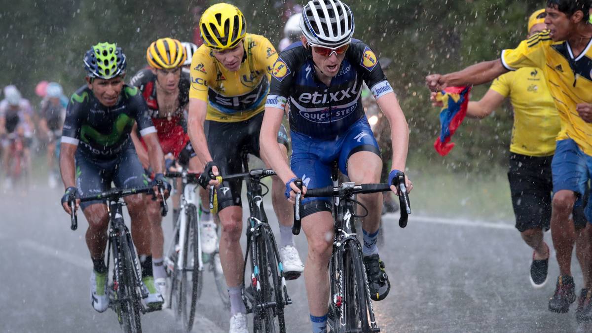 Im Kampf ums Gelbe Trikot wehrt Christopher Froome alle Attacken der Konkurrenz ab