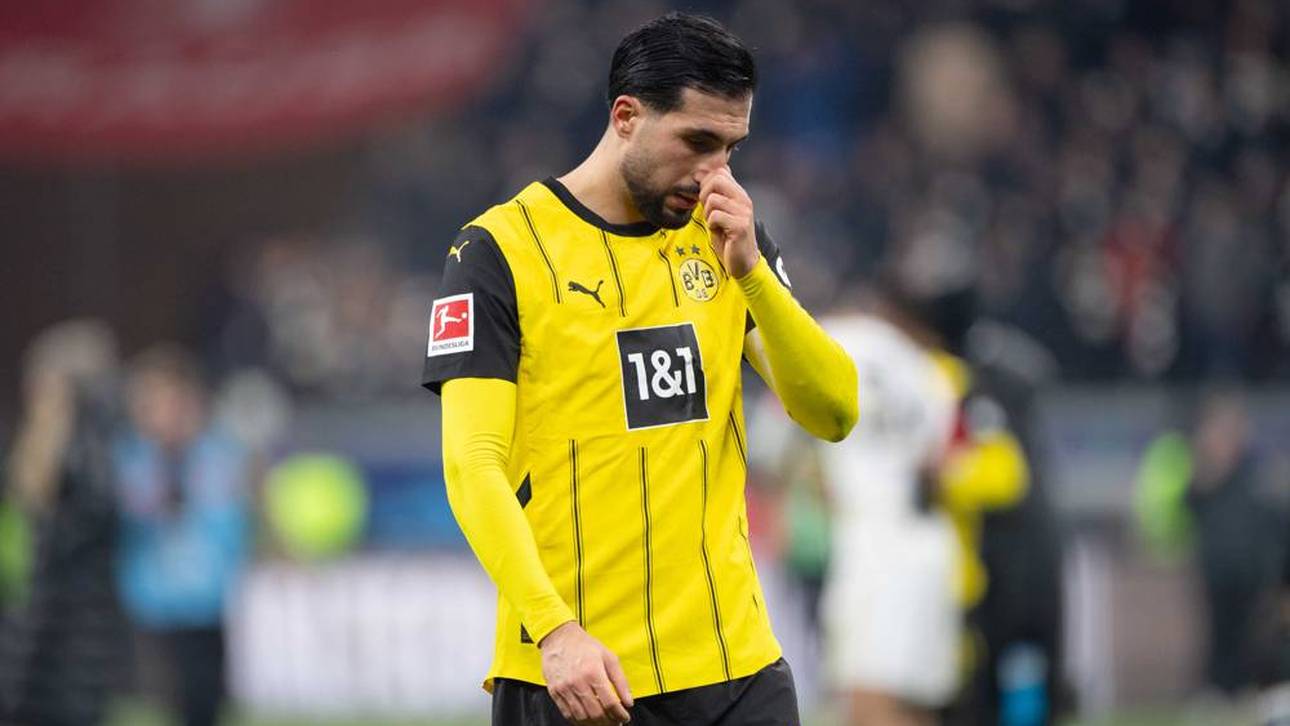 Emre Can hat mit Borussia Dortmund das dritte Bundesliga-Spiel in Folge verloren