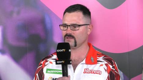 Damon Heta spricht vor seinem ersten Match gegen Martin Lukeman über seine Vorebereitung, seinen Gegner und den Grund für seinen Schnurrbart.