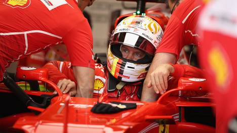 Sebastian Vettel schob sich in seiner letzten Quali-Runde noch auf Platz zwei