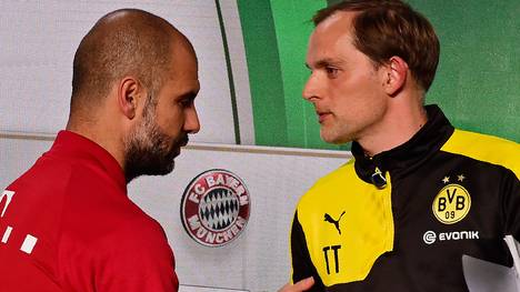 Pep Guardiola (l.) und Thomas Tuchel gelten als Freunde