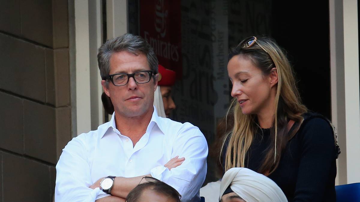 Sein Kollege Hugh Grant, bekannt aus Filmen wie "Notting Hill" oder "About a Boy", ist da bei den US Open deutlich zurückhaltender