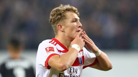 Jann-Fiete Arp erzielte bislang zwei Tore für den Hamburger SV