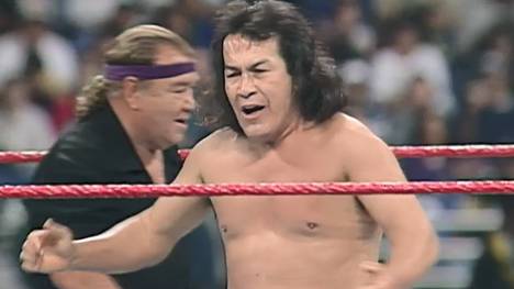 Perro Aguayo Sr. trat 1997 beim Royal Rumble von WWE an