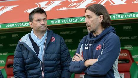 Martin Schmidt unterstützt als Mainzer Sportdirektor Christian Heidel