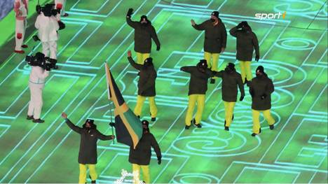 Erstmals seit 24 Jahren nimmt wieder eine jamaikanische Bob-Mannschaft an den Olympischen Winterspielen teil. Das Team tanzt sich schon mal für den Eiskanal warm.