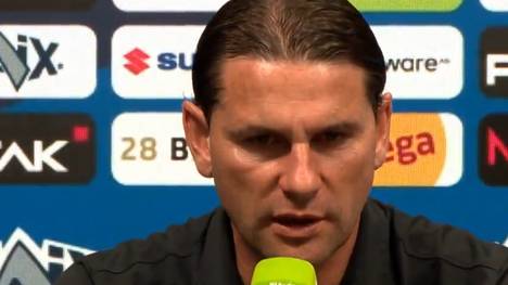 Dank einer Roten Karte gegen Darmstadt und einer guten zweiten Hälfte rettet Gladbach einen Punkt in Darmstadt. Borussia-Coach Gerardo Seoane wird nach dem Spiel dennoch deutlich.