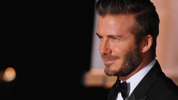 David Beckham im Anzug