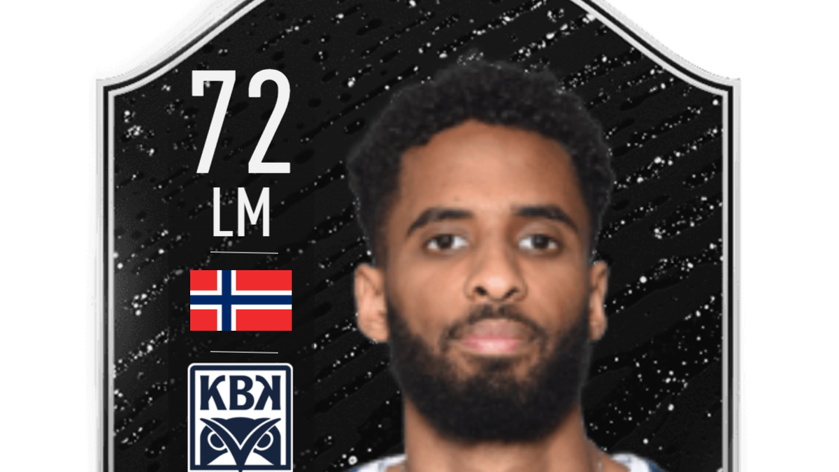 Amahl Pellegrino (Kristiansund BK), Linkes Mittelfeld: 72 (+10); Basis-Karte Bronze Non Rare: 62