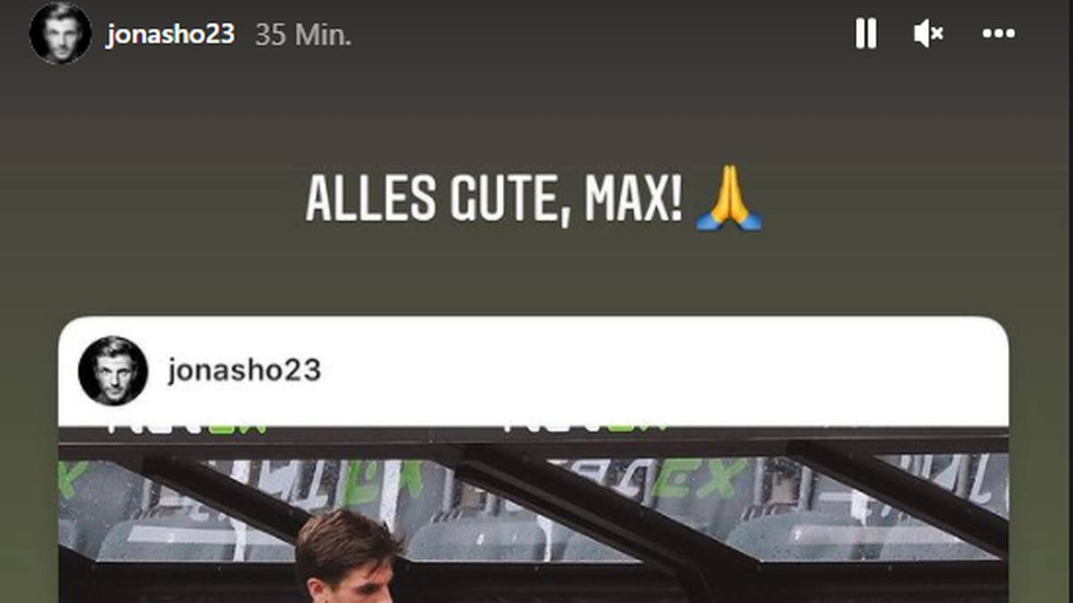 Jonas Hofmann wünscht auf Instagram dem scheidenden Sportdirektor Max Eberl alles Gute