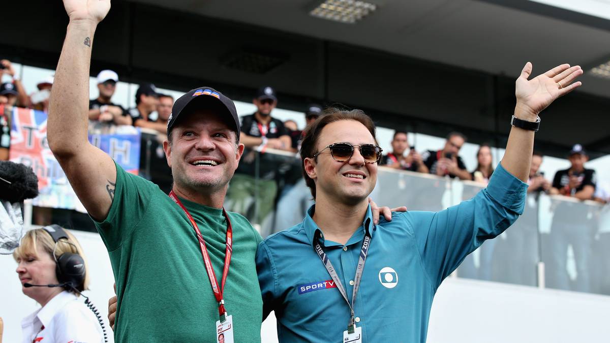 PLATZ 9 - RUBENS BARRICHELLO und FELIPE MASSA (97,5 Millionen Euro): Barrichello (l.) und Massa (r.) haben viele Gemeinsamkeiten. Sie sind beide Brasilianer, lange bei Ferrari gefahren, haben mit 19 bzw. 15 Jahren lange Karrieren hinter sich und zudem in dieser Zeit ähnlich viel verdient