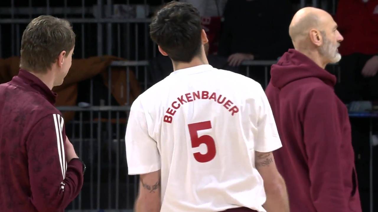 Real Madrid mit großer Beckenbauer-Geste in München | EuroLeague Video