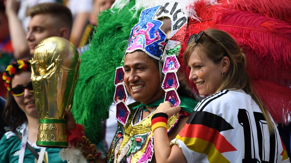 Zwischen den beiden Fangruppen bleibt alles ganz entspannt