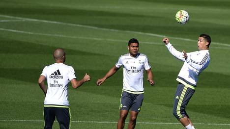 Cristiano Ronaldo im Training