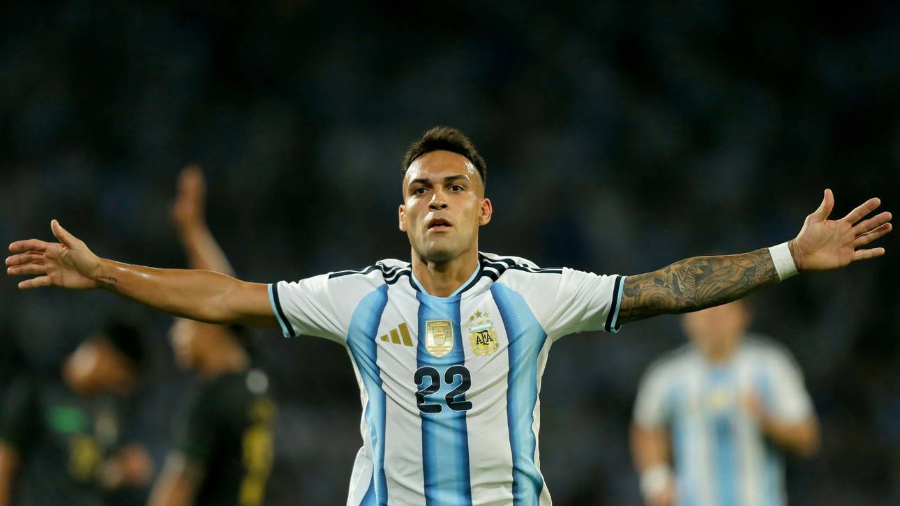 Spiel eins ohne Messi: Argentinien feiert Kantersieg