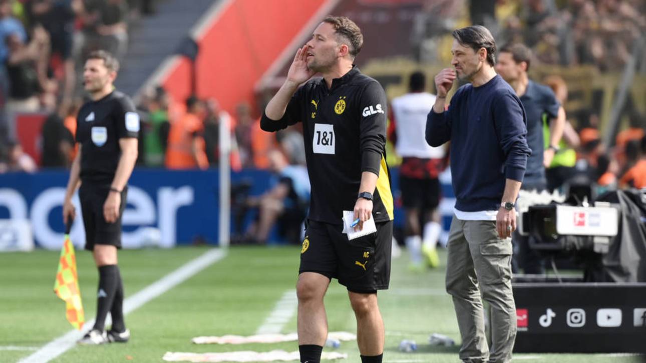 Alex Clapham (l.) ist beim BVB nicht mehr Teil des Trainerteams um Niko Kovac