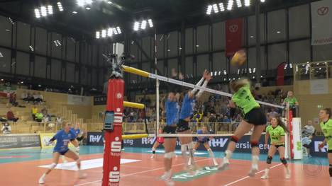 Der VC Wiesbaden will gegen Münster seinen zweiten Saisonsieg einfahren. Das Spiel entwickelt sich dabei zu einem echten Krimi über die volle Distanz.