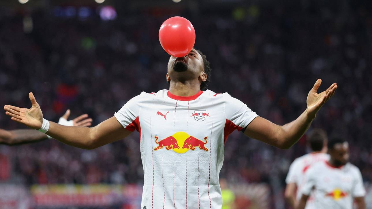 Blitzstart und Nkunku-Hattrick: Leipzig düpiert Frankfurt