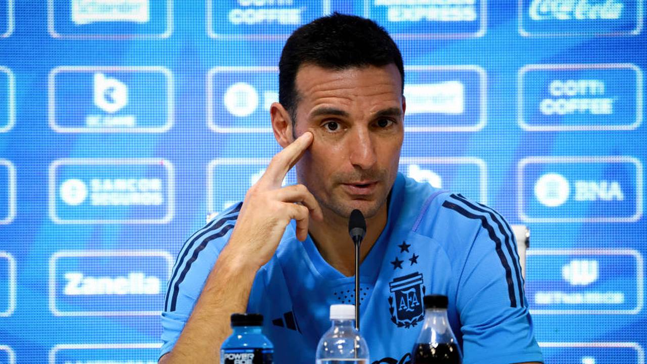 Schock beim Weltmeister: Trainer Lionel Scaloni mit Abschiedsgedanken