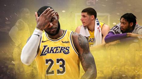 NBA: LeBron James, Lonzo Ball und Brandon Ingram stecken mit den Los Angeles Lakers in der Krise