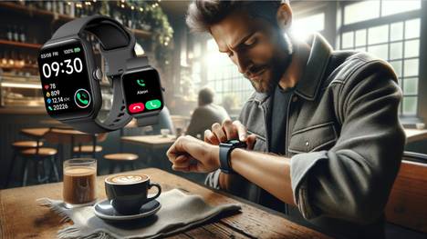 Mit der Smartwatch Idw16 von TOOBUR ist man immer up-to-date - egal wann und wo.